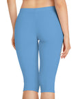 Women's Light Blue Rolls Royce Capri Leggings™