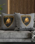 Grey Lamborghini Spun Polyester pillowcase™