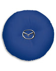 Dark Blue Mazda Tufted Floor Pillow, Round™