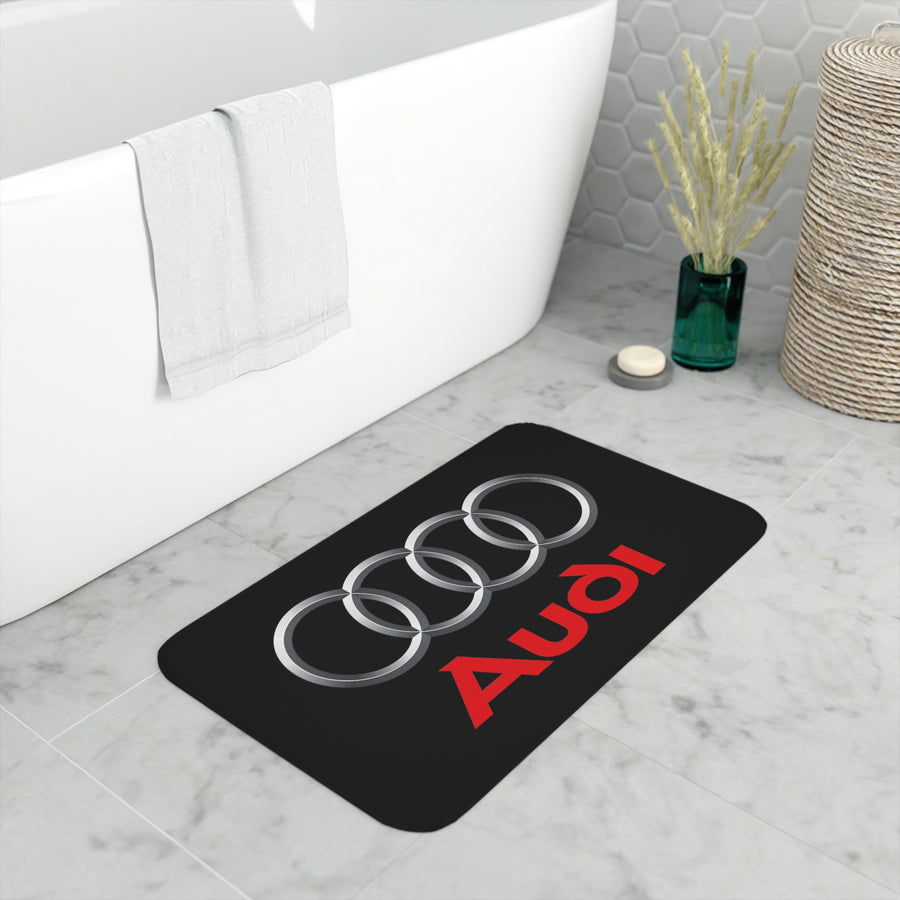 Black Audi Memory Foam Bath Mat™