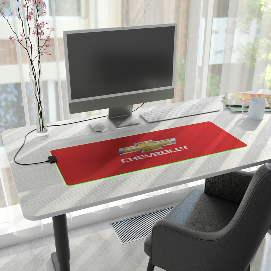 Red Chevrolet LED Gaming Mouse Pad™