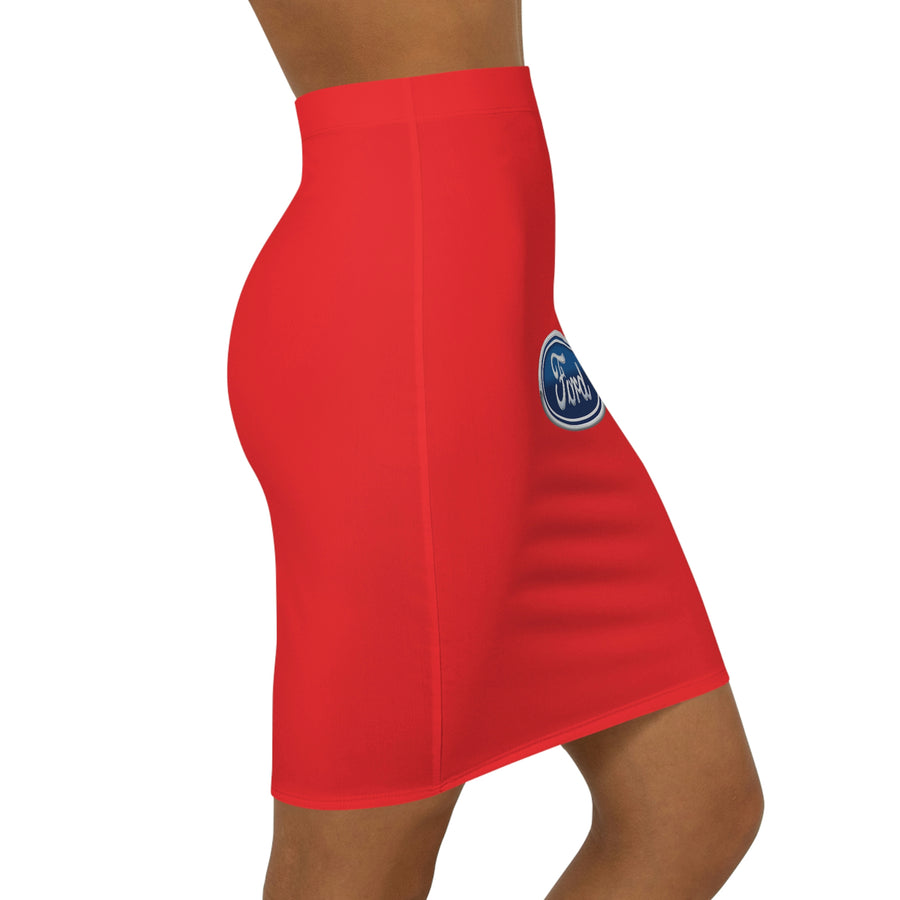 Women's Red Ford Mini Skirt™