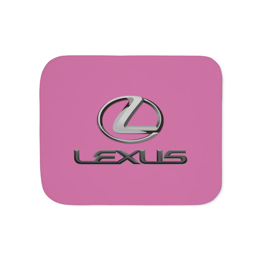 Light Pink Lexus Sherpa Blanket™