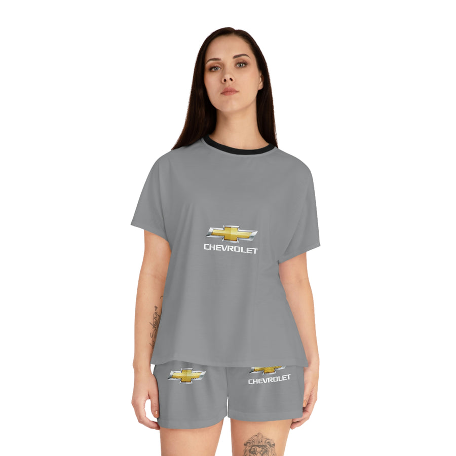 Women's Grey Chevrolet Short Pajama Set™