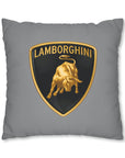 Grey Lamborghini Spun Polyester pillowcase™