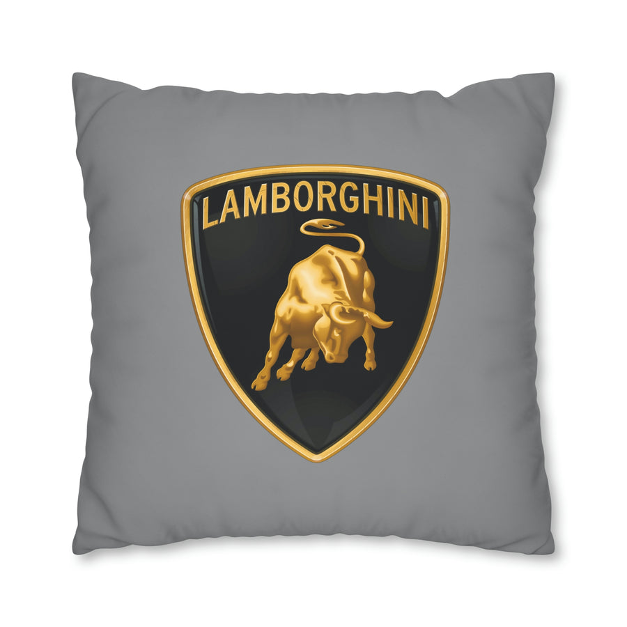 Grey Lamborghini Spun Polyester pillowcase™