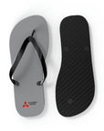 Unisex Grey Mitsubishi Flip Flops™