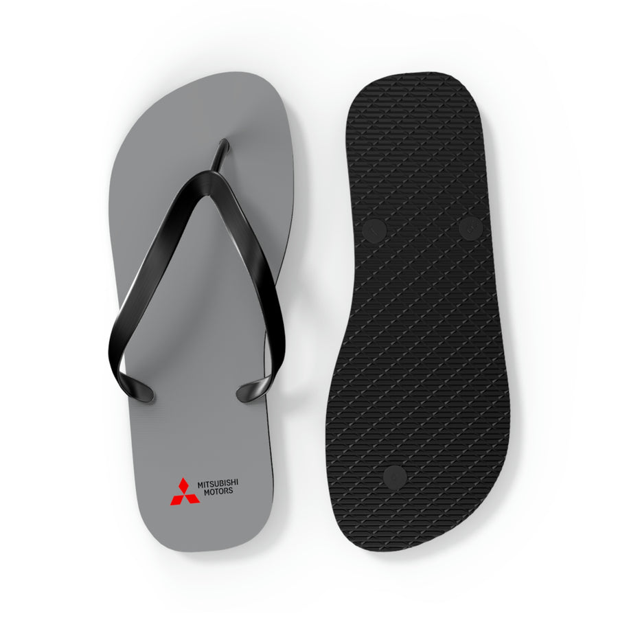 Unisex Grey Mitsubishi Flip Flops™