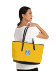 Yellow Volkswagen Leather Shoulder Bag™