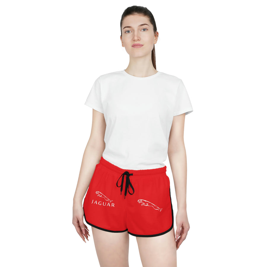 Women's Red Jaguar Relaxed Shorts™