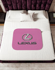 Light Pink Lexus Sherpa Blanket™