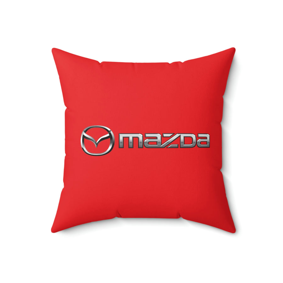 Red Mazda Spun Polyester Square Pillow™