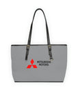 Grey Mitsubishi Leather Shoulder Bag™