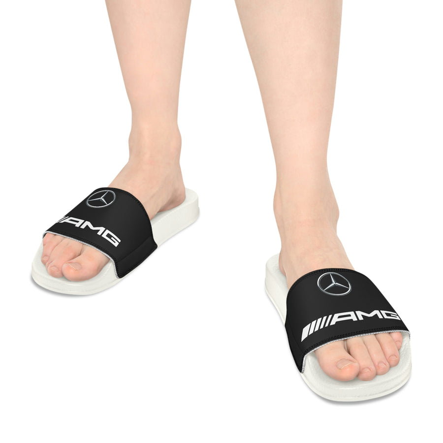 Black Mercedes Youth Slide Sandals™