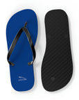 Unisex Dark Blue Jaguar Flip Flops™