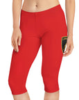 Women's Red Lamborghini Capri Leggings™