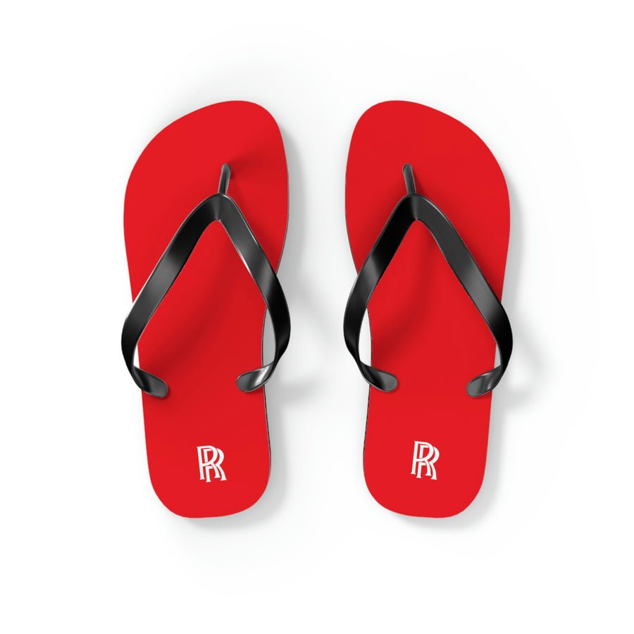 Unisex Red Rolls Royce Flip Flops™