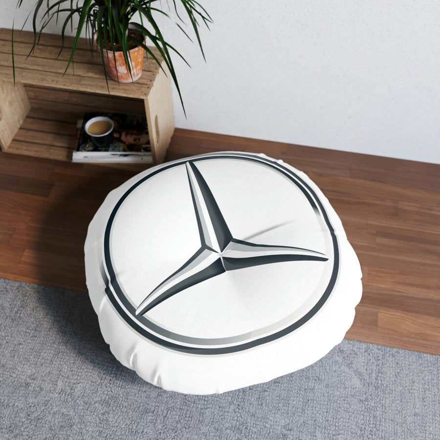 Mercedes Tufted Floor Pillow, Round™