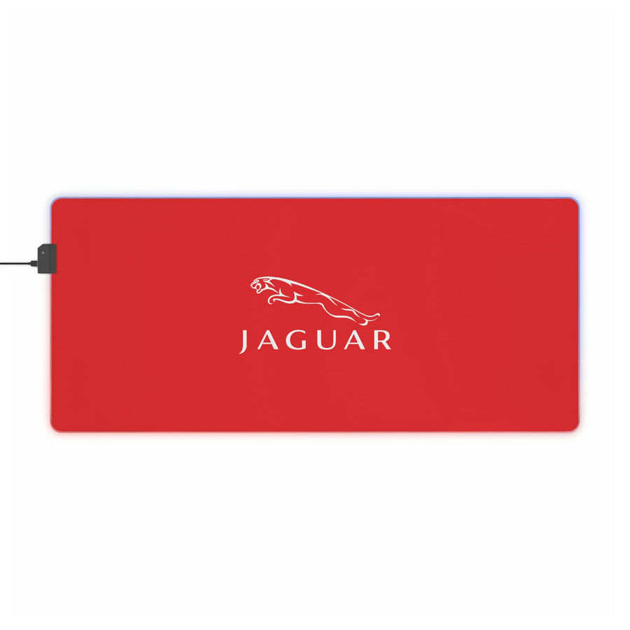 Red Jaguar LED Gaming Mouse Pad™