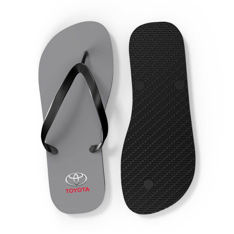 Unisex Grey Toyota Flip Flops™