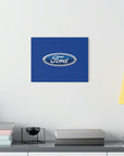 Dark Blue Ford Acrylic Prints (French Cleat Hanging)™