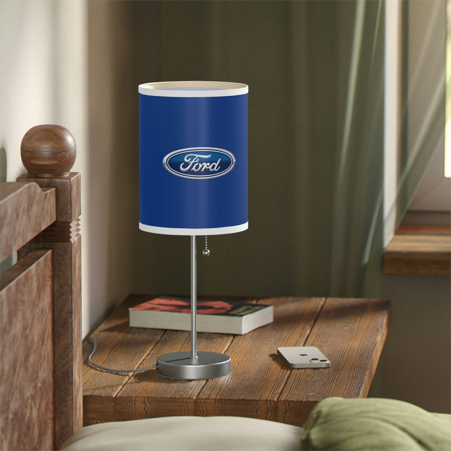 Dark Blue Ford Lamp on a Stand, US|CA plug™