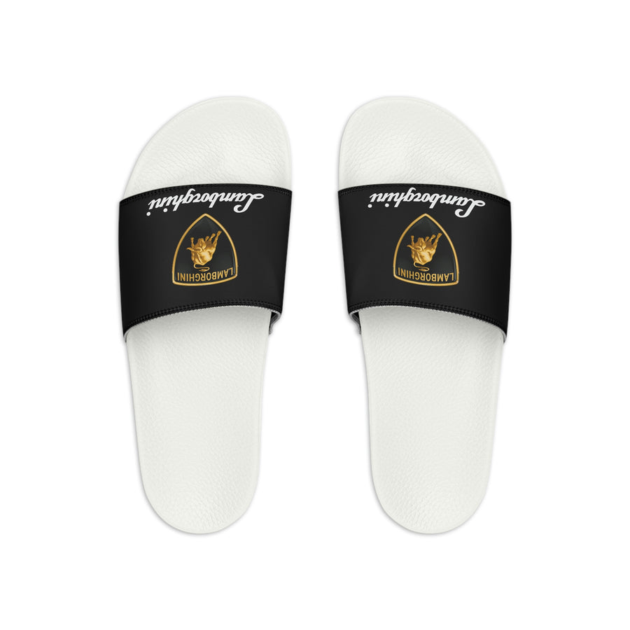 Unisex Black Lamborghini Slide Sandals™