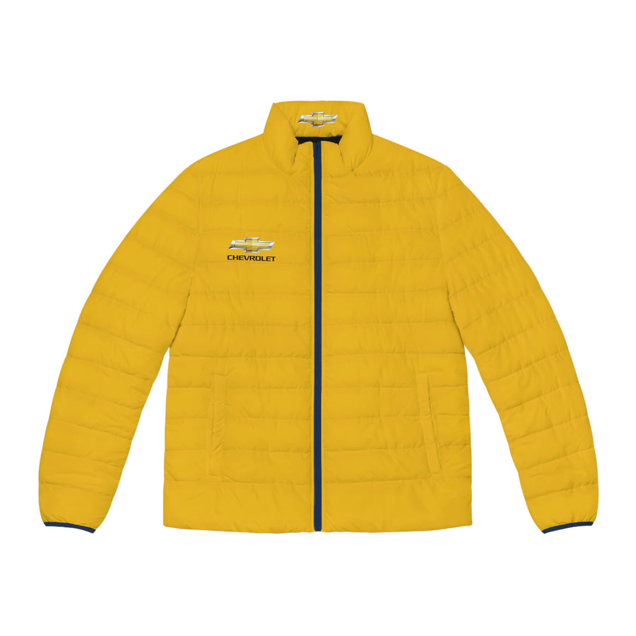 Men's Yellow Chevrolet Puffer Jacket™