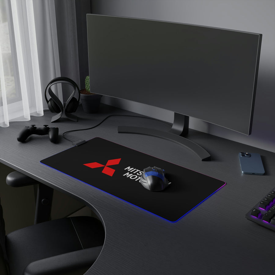 Black Mitsubishi LED Gaming Mouse Pad™