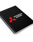 Black Mitsubishi Spiral Notebook - Ruled Line™