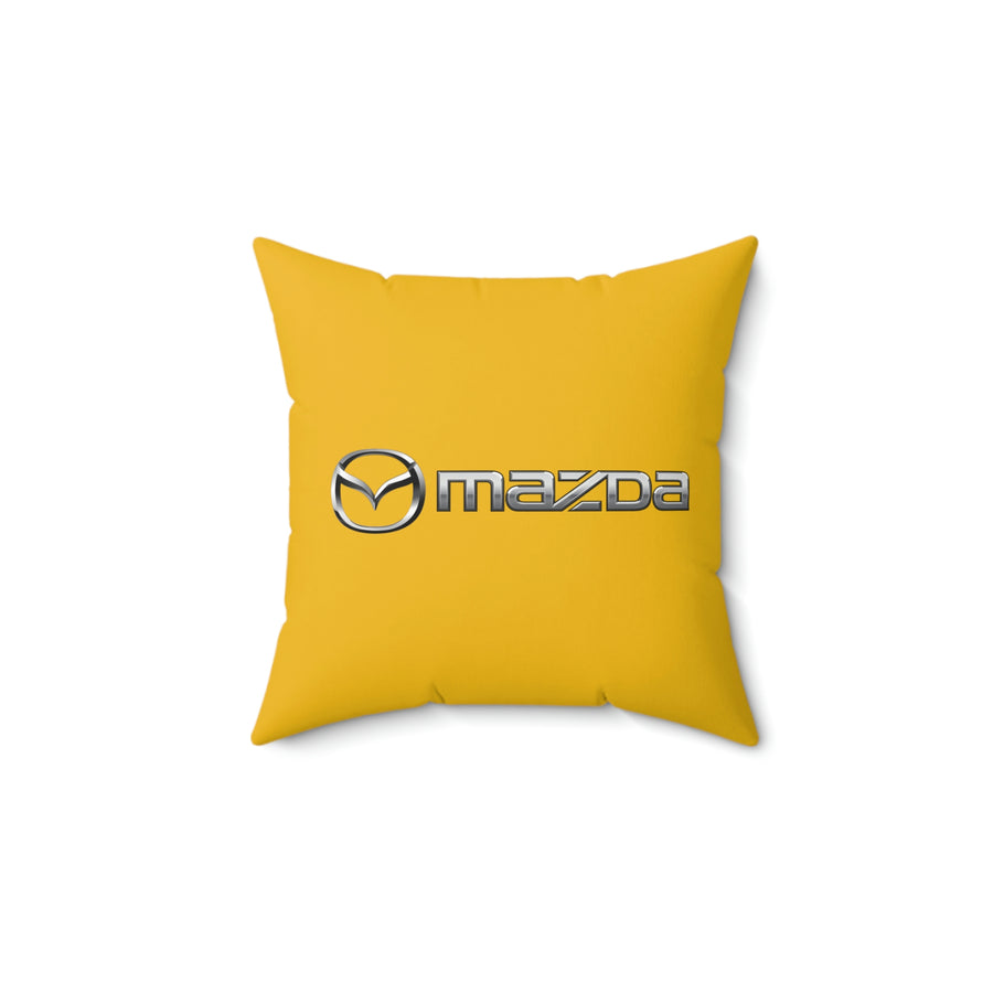 Yellow Mazda Spun Polyester Square Pillow™