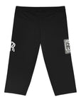 Women's Black Rolls Royce Capri Leggings™