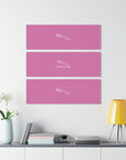 Light Pink Jaguar Acrylic Prints (Triptych)™