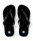 Unisex Black Volkswagen Flip Flops™