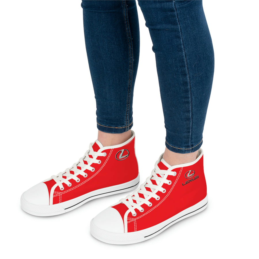 Women's Red Lexus High Top Sneakers™