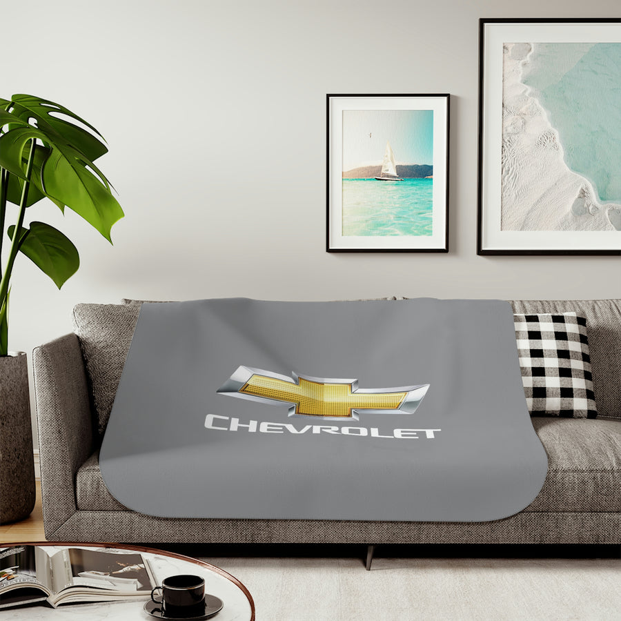 Grey Chevrolet Sherpa Blanket™