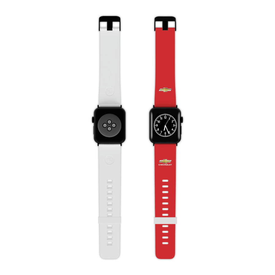 Red Chevrolet Watch Band for Apple Watch™