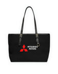 Black Mitsubishi Leather Shoulder Bag™