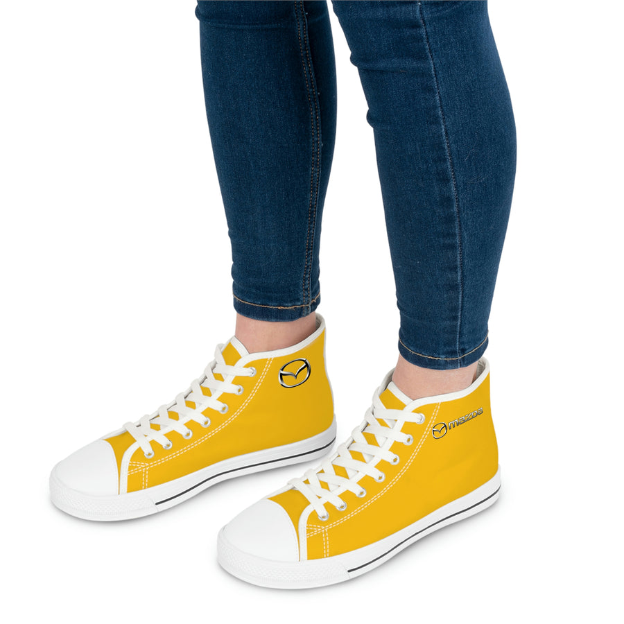 Women's Yellow Mazda High Top Sneakers™