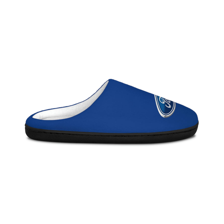 Unisex Dark Blue Ford Indoor Slippers™