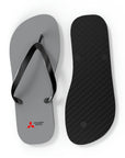 Unisex Grey Mitsubishi Flip Flops™