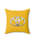 Yellow Toyota Spun Polyester Square Pillow™