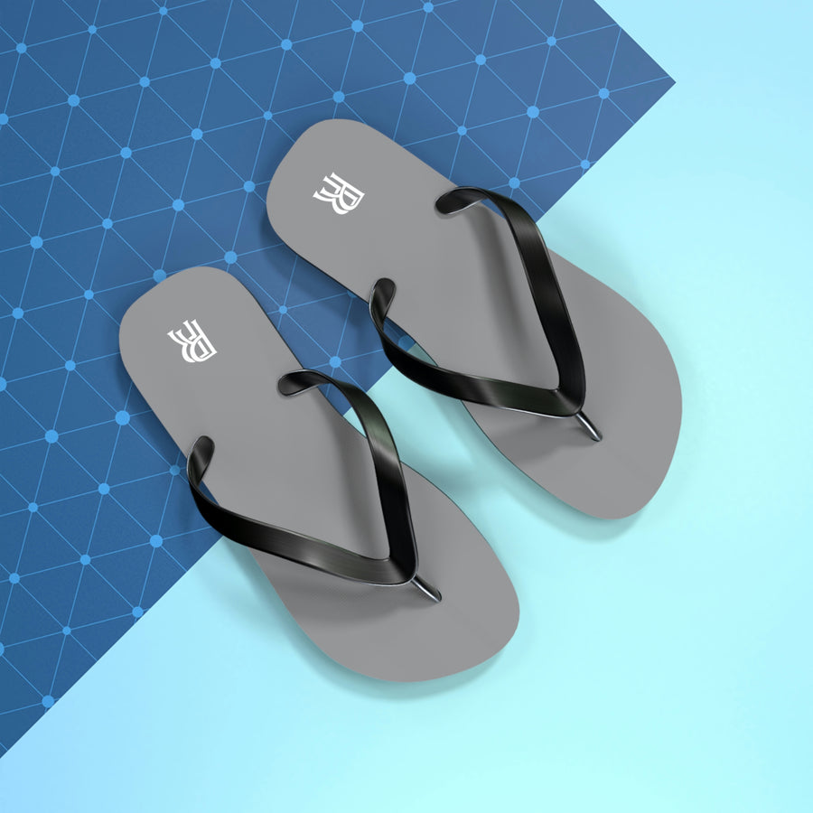 Unisex Grey Rolls Royce Flip Flops™