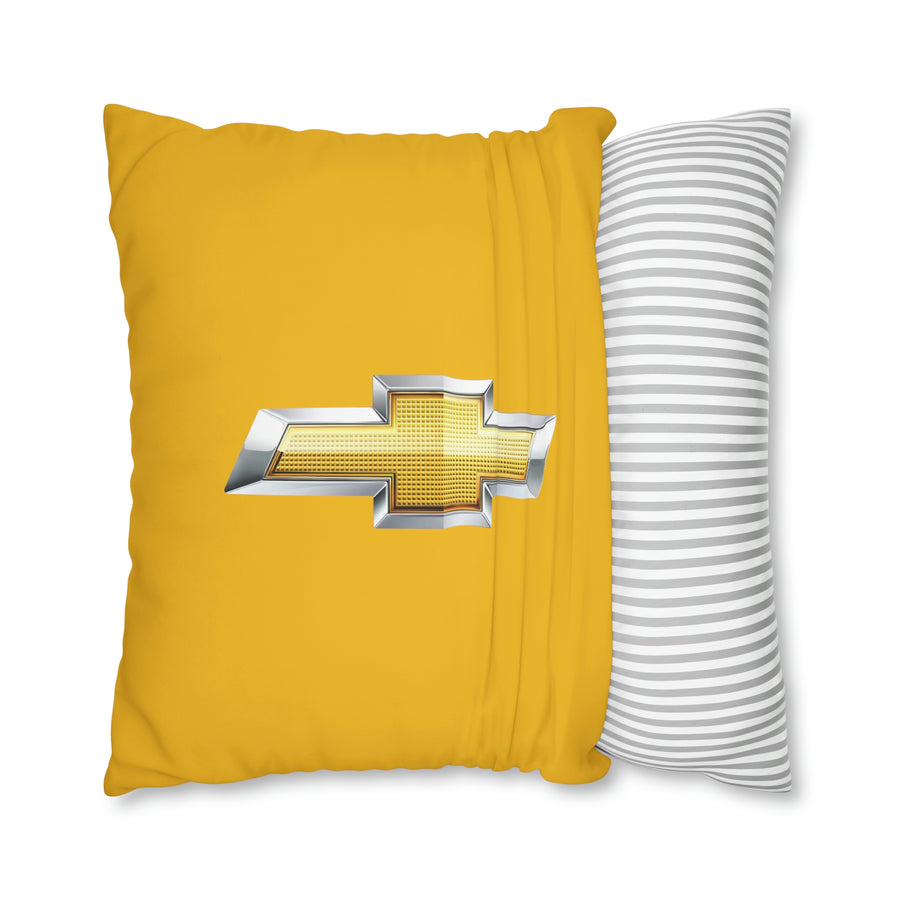 Yellow Chevrolet Spun Polyester pillowcase™