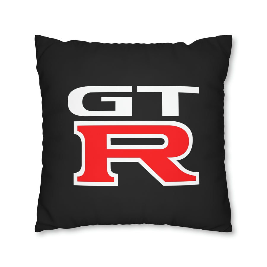 Black Spun Polyester Nissan GTR pillowcase™