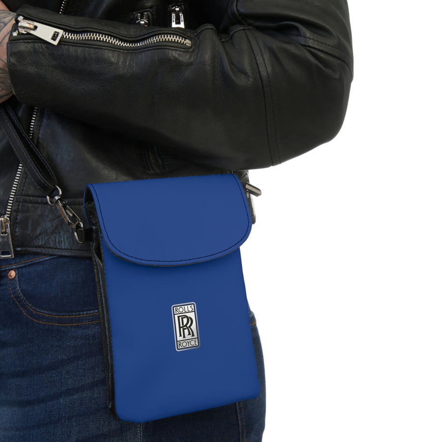 Small Dark Blue Rolls Royce Cell Phone Wallet™