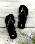 Unisex Black Rolls Royce Flip Flops™