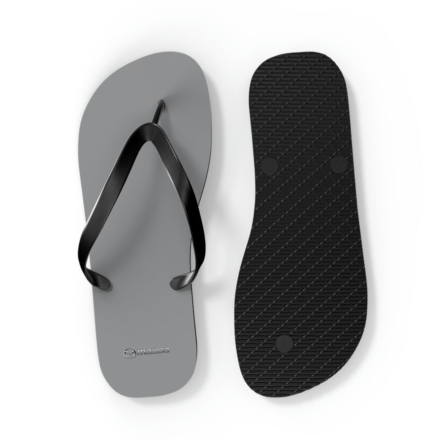 Unisex Grey Mazda Flip Flops™