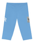 Women's Light Blue Rolls Royce Capri Leggings™