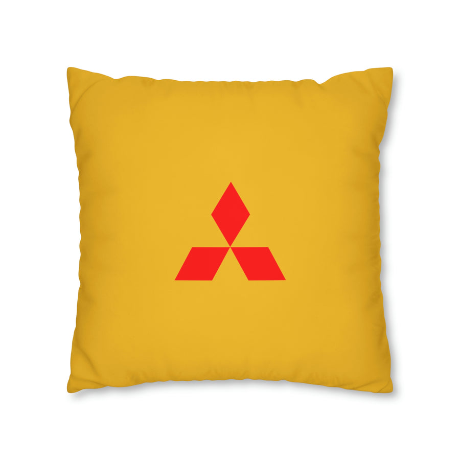 Yellow Mitsubishi Spun Polyester pillowcase™